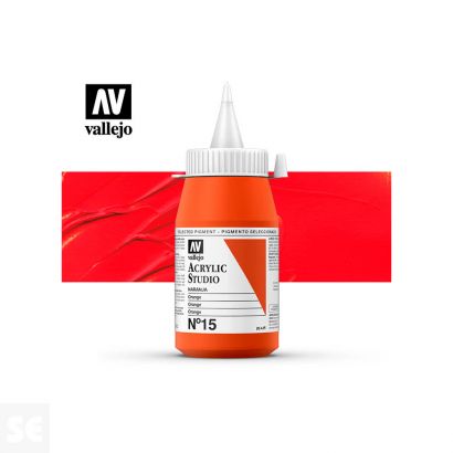 Pintura Acrylic Studio Naranja 500 ml