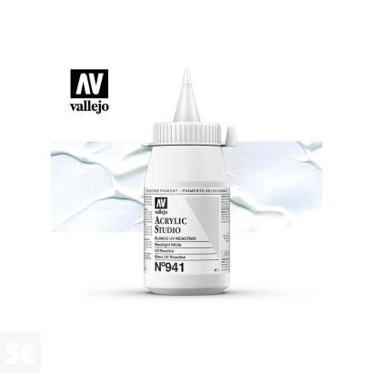 Pintura Acrylic Studio Blanco UV Reactivo 500 ml