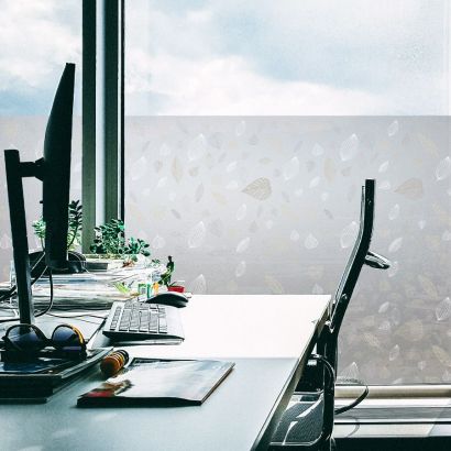 Lámina Estática Hojas de Ancho 92cm (A metros)