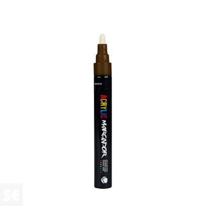 Mtn Rotulador Acrílico 2mm Marrón
