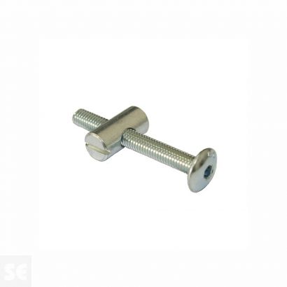 Tornillo Mango Plástico M8x20mm. Galvanizado (1u.)