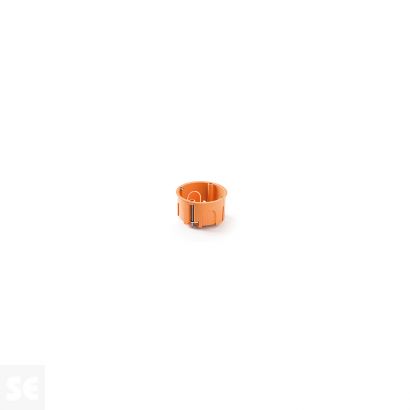 Caja Empotrar Redonda Para Pladur 67x49Mm Naranja