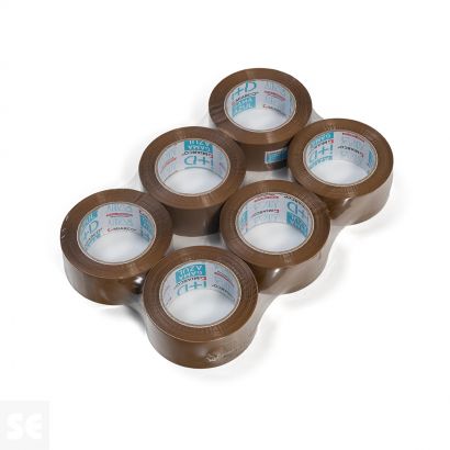 Cintas adhesivas Gama Azul Marrón Pv 48mm X 66m (6u.)
