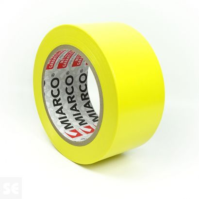 Cinta Señalización Pvc Amarillo 50mm X 33m