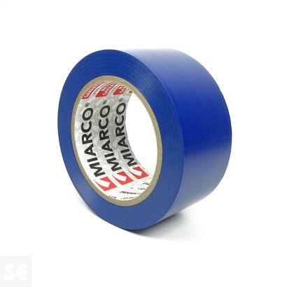 Cinta Señalización Pvc Azul 50mm X 33m