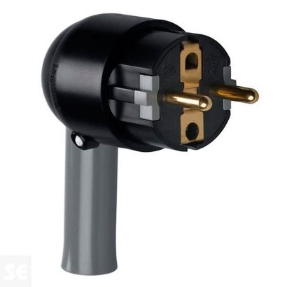 Clavija Ext Gsb Negra 2p+T 16a