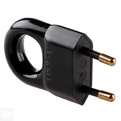 Clavija Negra 10a 2p