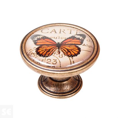 Pomo Cuero Viejo Mariposa 37 mm