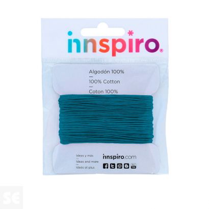 Hilo Algodón Encerado Azul 0,5 mm (10 m)