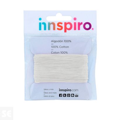 Hilo Algodón Encerado Blanco 1,5 mm (10 m)