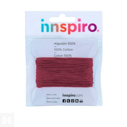 Hilo Algodón Encerado Ciruela 1,5 mm (10 m)