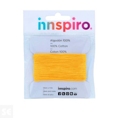 Hilo Algodón Encerado Amarillo 1,5 mm (10 m)