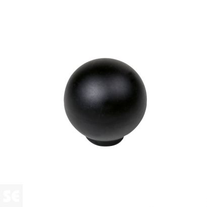 Pomo Bola ABS Negro Mate 