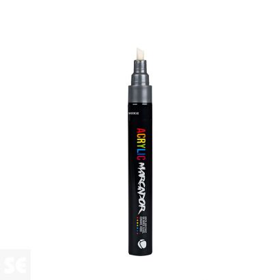 Mtn Rotulador Acrílico Plata 6mm