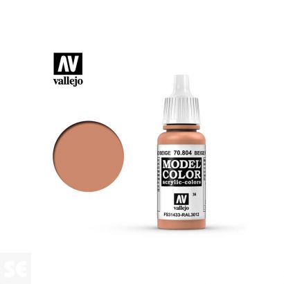 Pintura Modelcolor 804 Rojo Beige 17Ml.