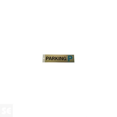 Letrero Silueta Grande  Metalizado Timbre