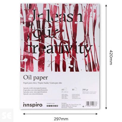 Bloc Papel Óleo . A3 10 Páginas 280g 800506