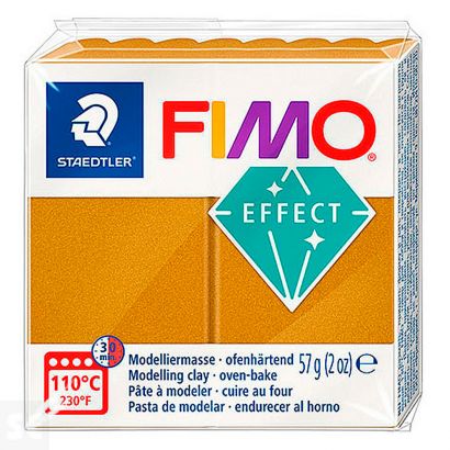 Fimo Pastilla Effect Oro Metálico 57g