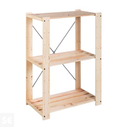 Estanterias modulares baratas de imitación a madera