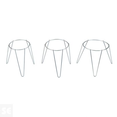 Macetero Pie Zinc 18 cm