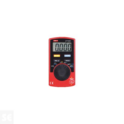 Multimetro Digital Ut-120C Bolsillo Autorango Lcd 43x22Mm