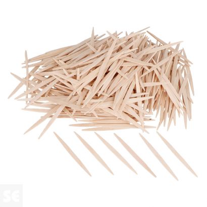 Maxi Pack Palillos Planos Natural 65mm. 2500u.