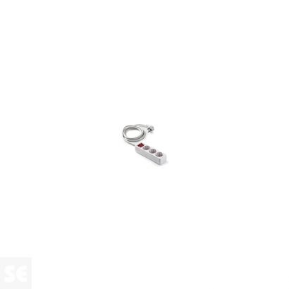 Base Multiple 3 Tomas 16A Eco Blanco 3x1,5 Interruptor 1,5M