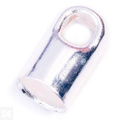 Terminal Metálico Final (Tubo/Anilla) 2,4mm.(10u.)