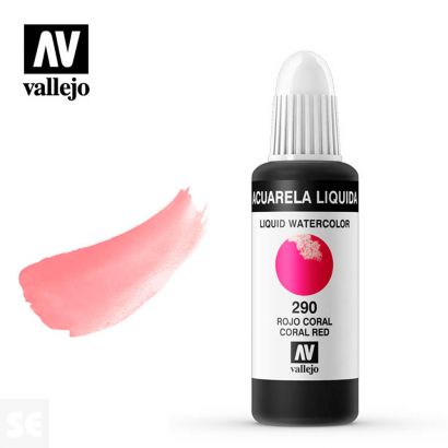 Acuarela Líquida Rojo Coral 32 ml
