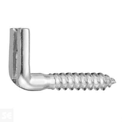 Alcayata Ranurada Galvanizada 4,4x30 mm (10 uds.)