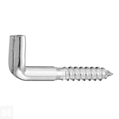 Alcayata Ranurada Galvanizada 5,2x40 mm (8 uds.)