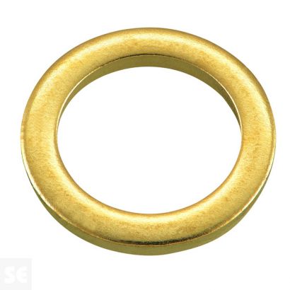 Anillo Bisagra Latonado 16x11x2 mm (16 uds.)