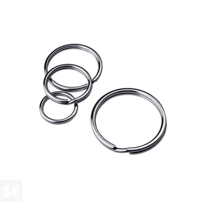 Surtido Argollas Niqueladas para Llaves (15 uds.)