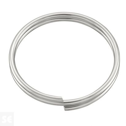 Anillos Llaveros Niquelado 20 mm (10 uds.)