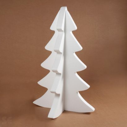 CALENDARIO ADVIENTO CARTON EN FORMA DE ARBOL - TONOS CLASICOS