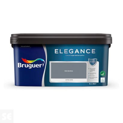 Pintura Bruguer Elegance Gris Sombra 4 l