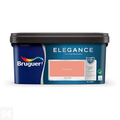 Pintura Bruguer Elegance Rojo Amapola 4 l