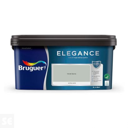 Pintura Bruguer Elegance Verde Salvia 4 l
