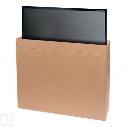 Caja de cartón 30x30 cm forrado con tapa s/liston