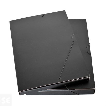 Carpeta Proyectos Din A3 C/Gomas Lomo 50mm Negro