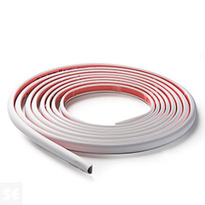 Canaleta Flexible Adhesiva Blanca Rollo 5M