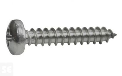 Tornillo autorroscante Acero inoxidable 3,5x25mm. DIN 7981 (20u.)