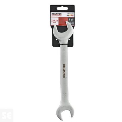 Llave Fija 2 Bocas de Acero 25mm/28mm