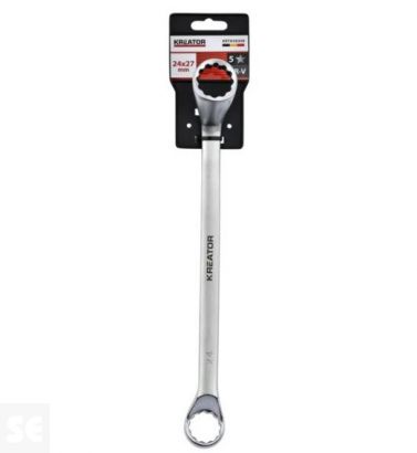 Llave Fija Acodada Acero 24mm/27mm