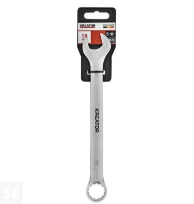 Llave Fija Combinada de Acero 72 Dientes 18 mm