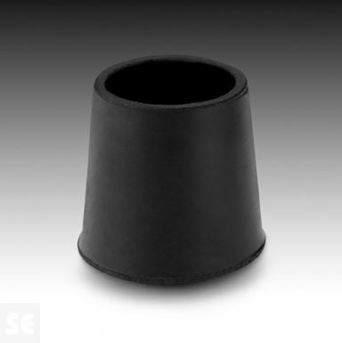 Contera redonda exterior goma 14 mm (4u.)