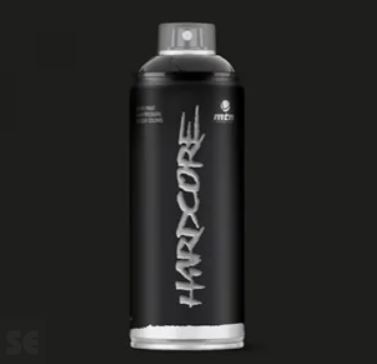 Mtn Hardcore 2 Negro Satinado 400ml