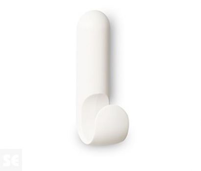 Colgador Adhesivo Atlas Blanco 111x31x42 mm.