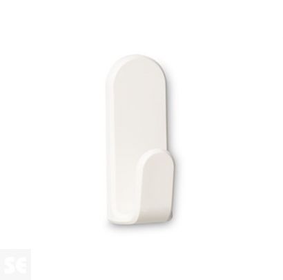 Colgador adhesivo Taga blanco 65 x 25 x 25 mm (2 uds.)