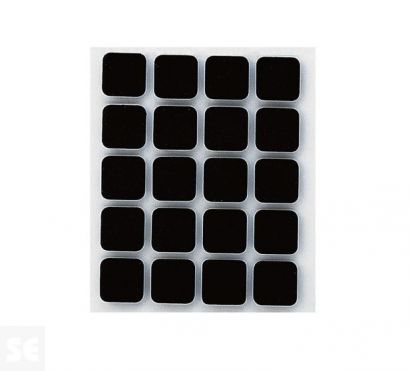 Antideslizante Adhesivo Negro 17x17 Mm (20u.)